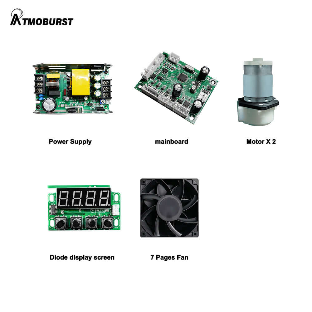 SHEHDS ATMOBURST 90W Bellenmachine Met LED 6x4W RGBW Effect