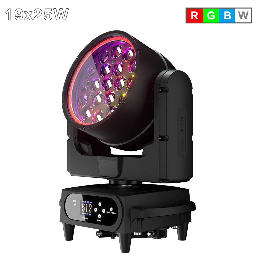 SHEHDS APP Control IP66 19 x Series LED Pixel Zoom Wash Moving Head Light