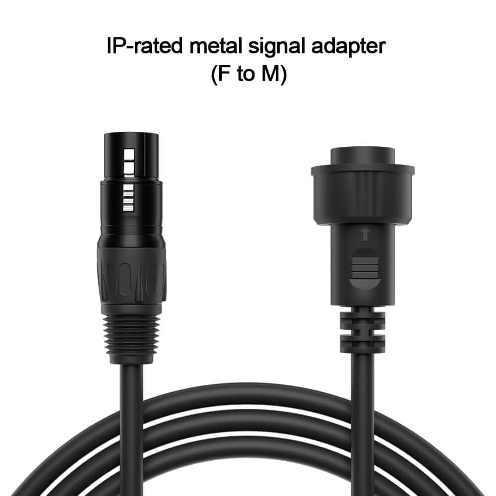 SHEHDS DMX Signal Cables IP65 Waterproof / Standard DMX Lighting Cables – alternate product view