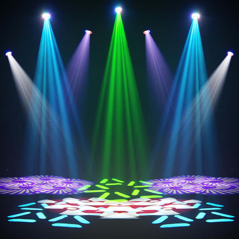 SHEHDS GalaxyJet LED Beam 200W&300W Beam&Wash&Gobo Moving Head Lights