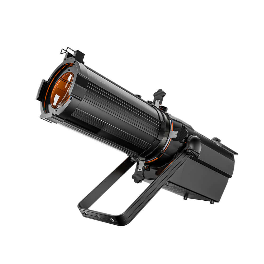 Projecteur profil LED Zoom optique LEKO 250 W/350 W – LED RGBWAUV/RGBLAC/RGBW/RGBL/blanc chaud + blanc froid, volets manuels à quatre feuilles