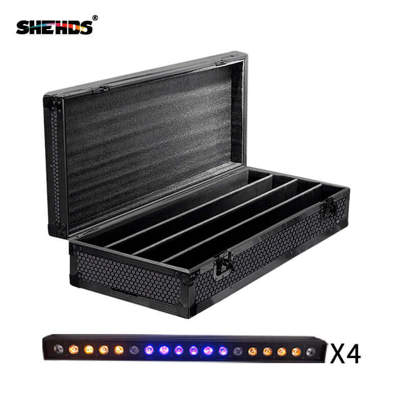 SHEHDS Barra LED Wall Wash 6em1 RGBWA+UV Efeito de Palco