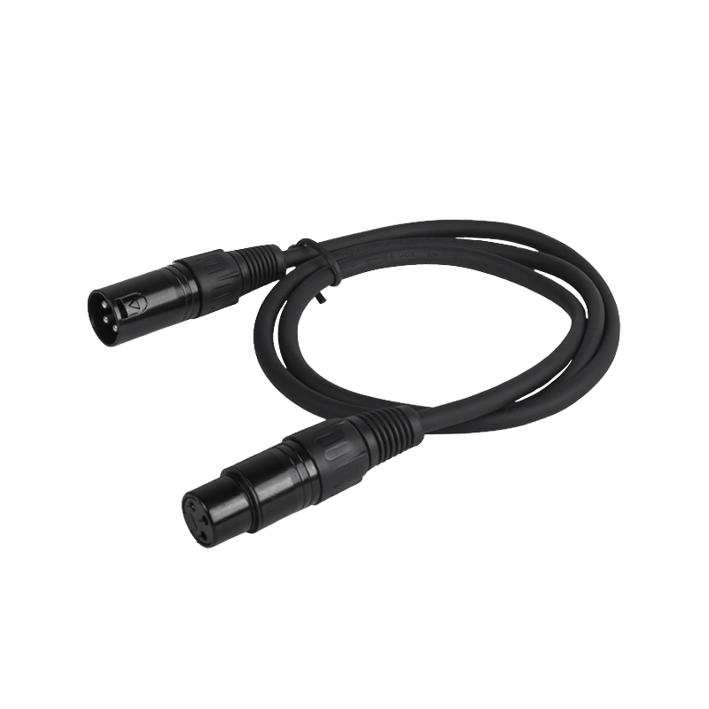 Set De 3 Câbles Hybrides Pronomic Stage IECD-1 DMX 1m - Alimentation + Signal En Un Seul Câble