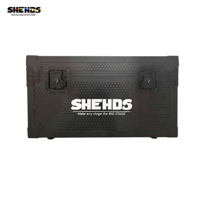 SHEHDS Foco LED plano de aleación de aluminio de 18x18W con DMX512 para DJ y efectos de iluminación