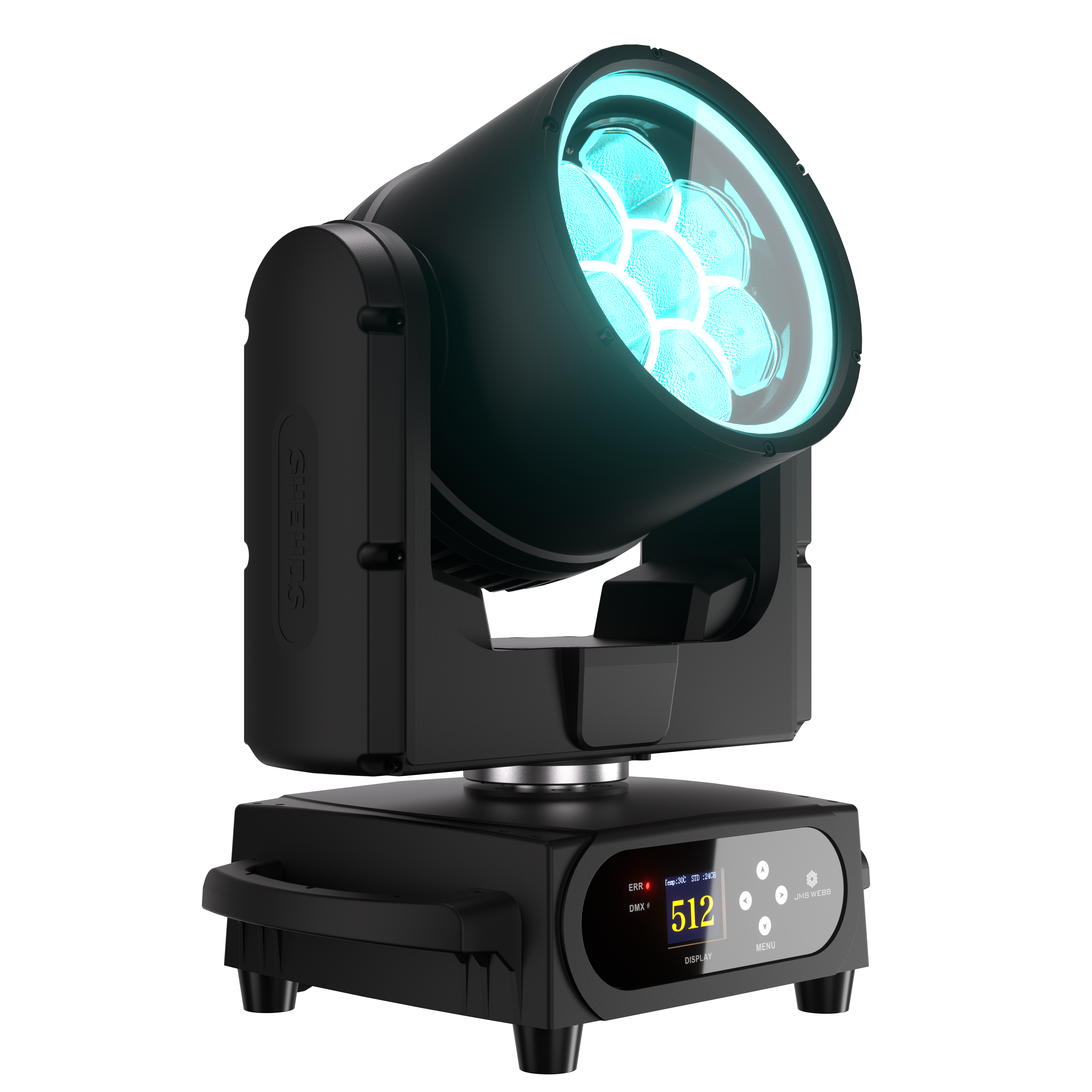 JMS WEBB Waterproof 7x40W Bee Eye Moving Head Light RGBW/RGBL