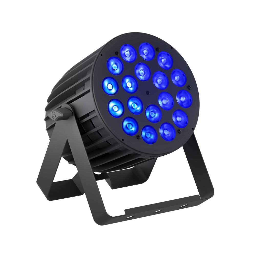 SHEHDS New Version LED 18x18W RGBWA+UV 6in1 Par Light Big