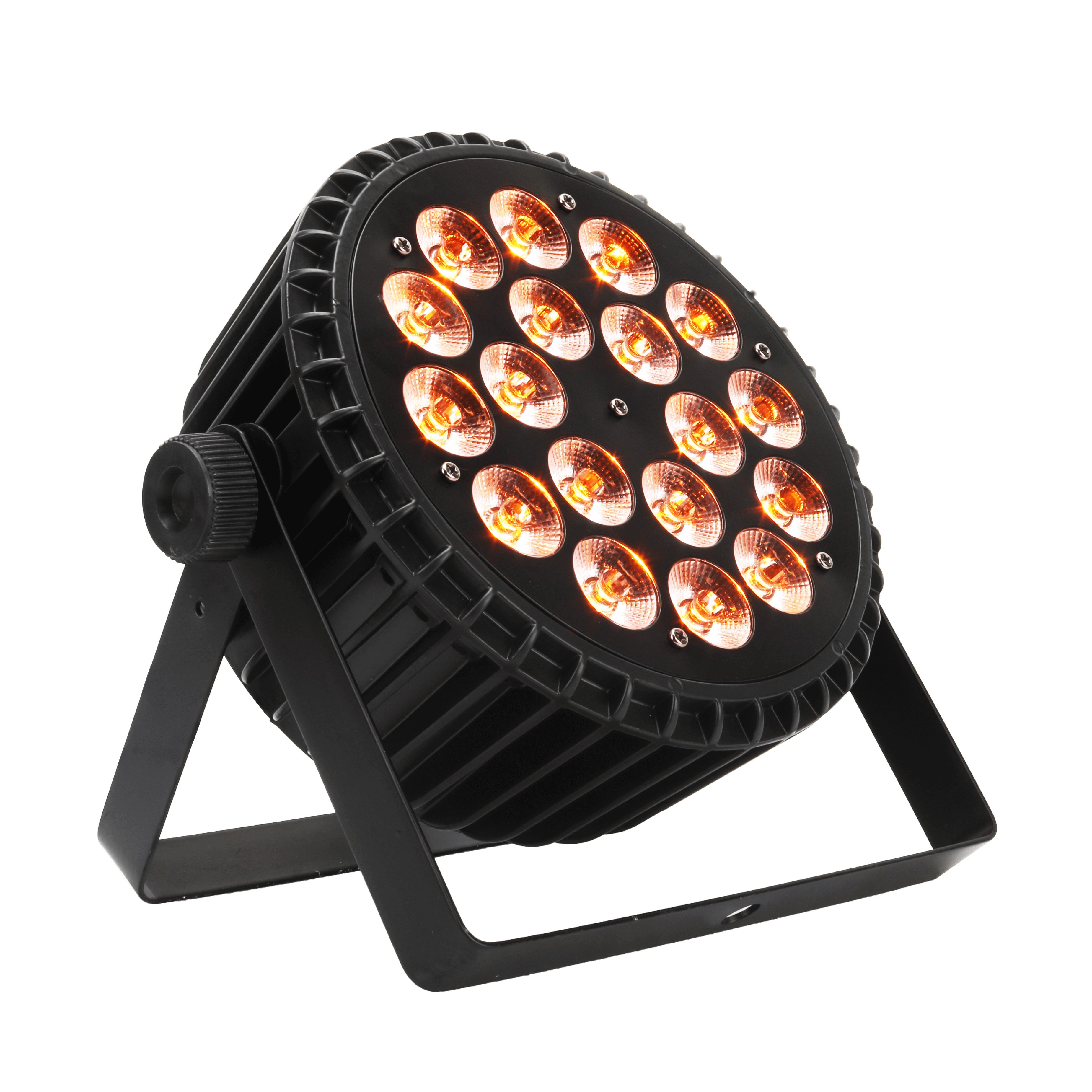 SHEHDS 18x18W Aluminum Alloy LED Flat Par Cans Wash Light