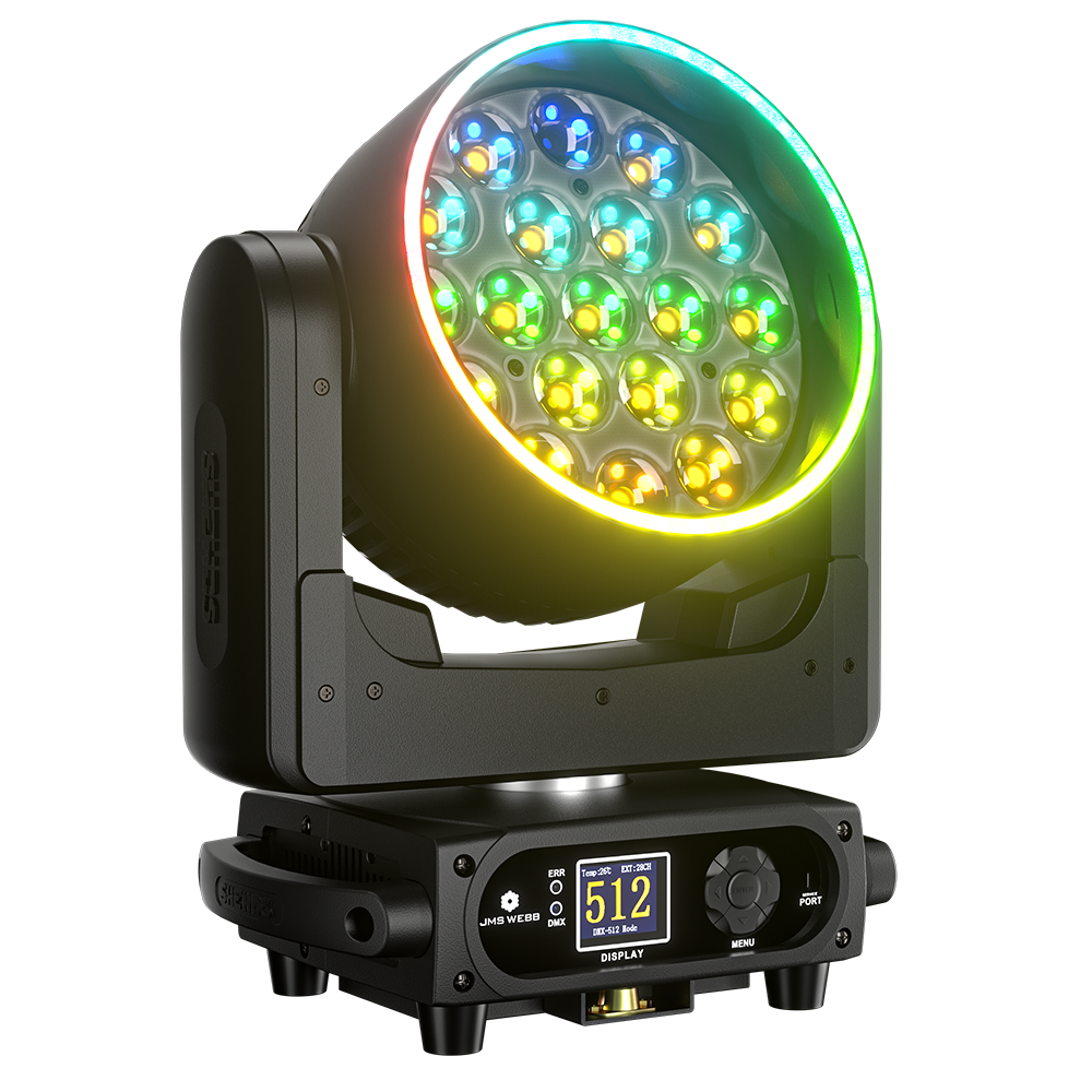 SHEHDS APP Control 19x15W/20W/25W LED Pixel Zoom Moving Head Wash