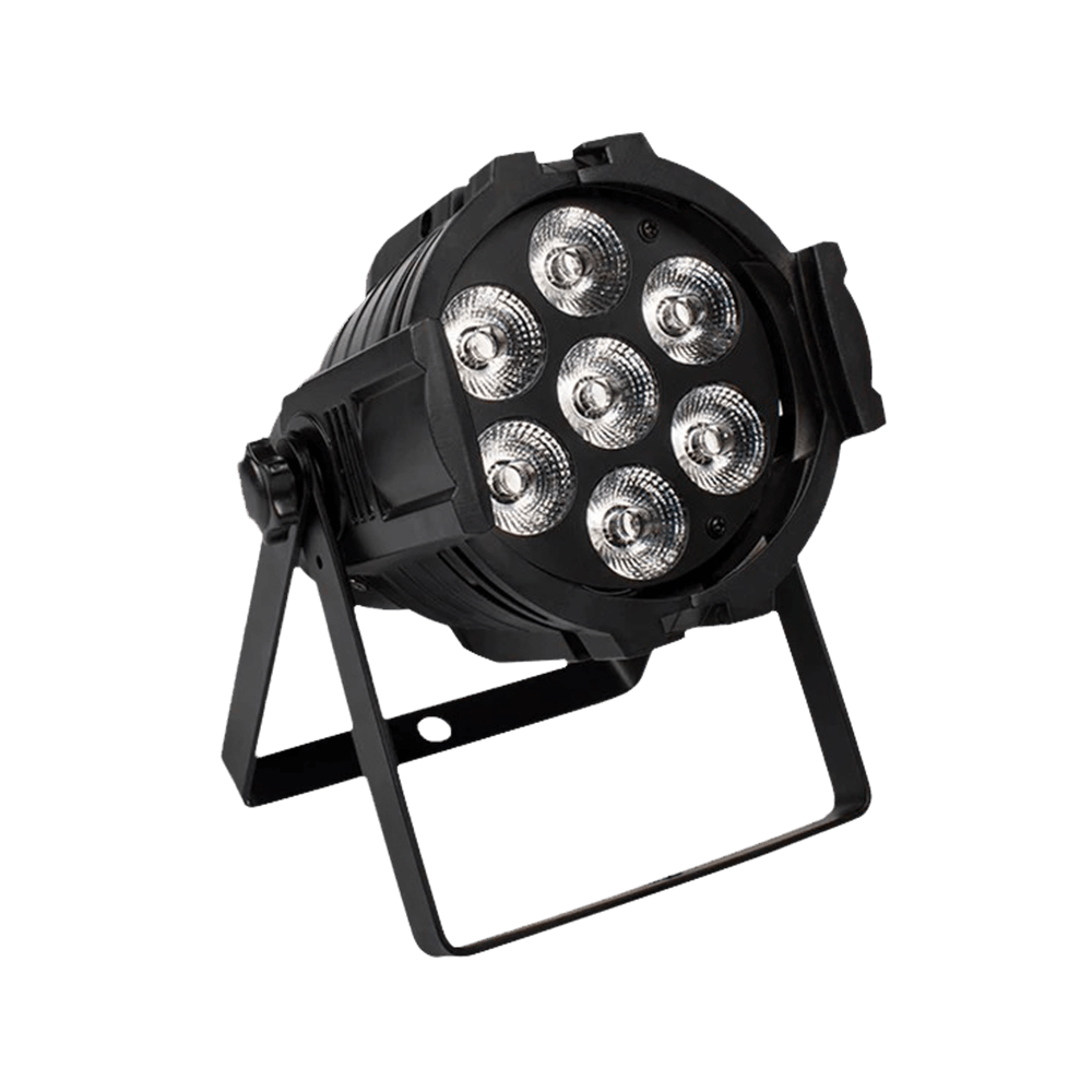 SHEHDS Mini 7x18W Aluminum Alloy LED 6in1 RGBWA+UV Par Light