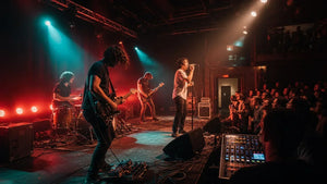 Iluminação de concertos para bandas em digressão: um sistema leve que cabe numa carrinha