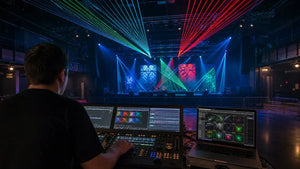 Laser-Lichtshows programmieren: Muster, Geschwindigkeit und Farbsynchronisation