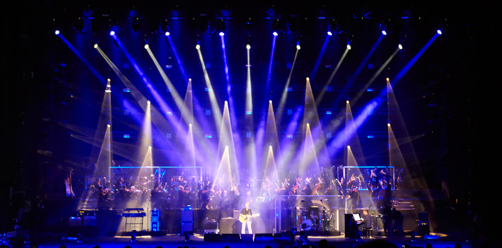 stage lights for live performance