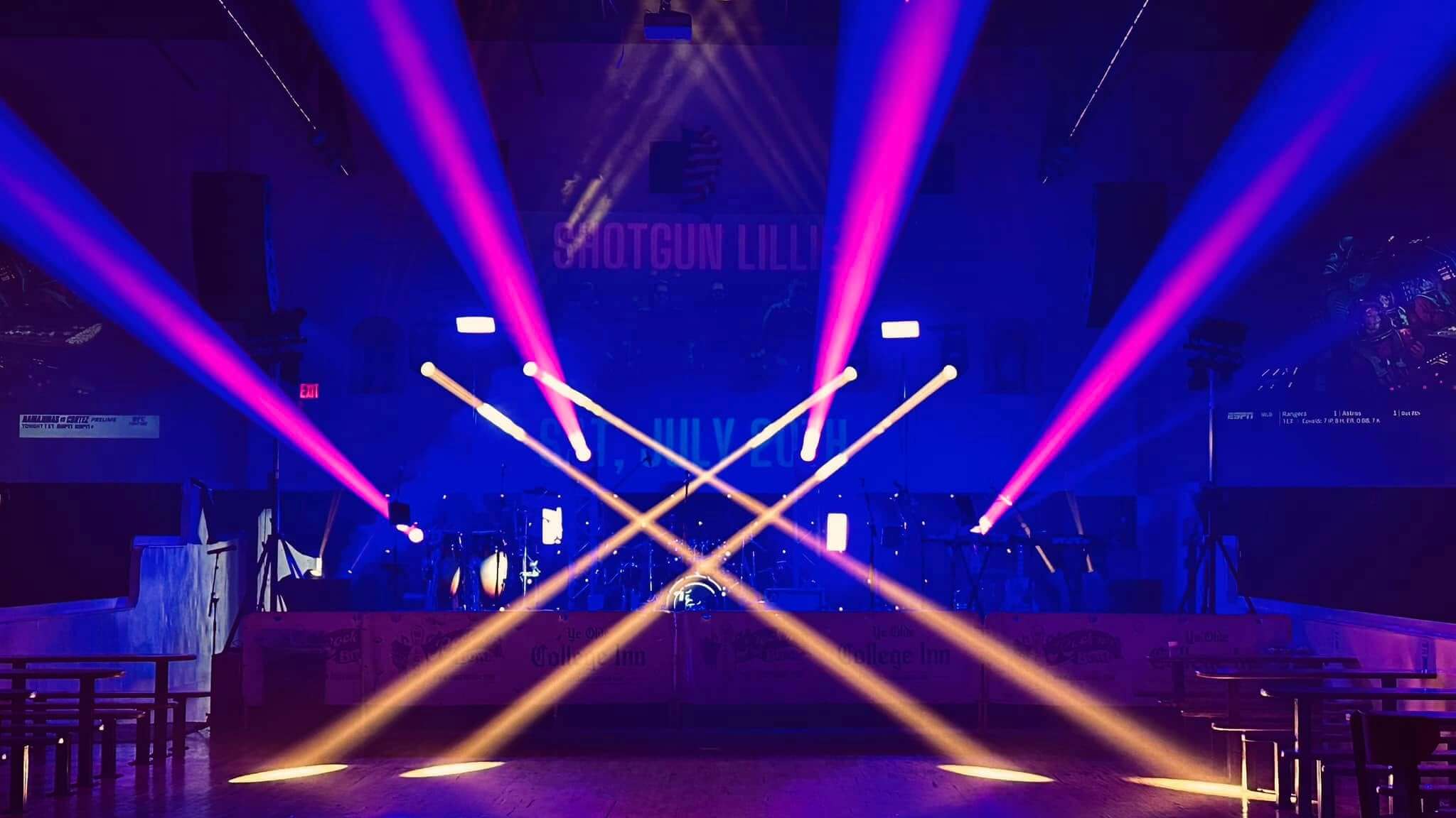 cool stage lights for music festival