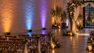 Battery-Powered Wall Wash Lights for Quick Events