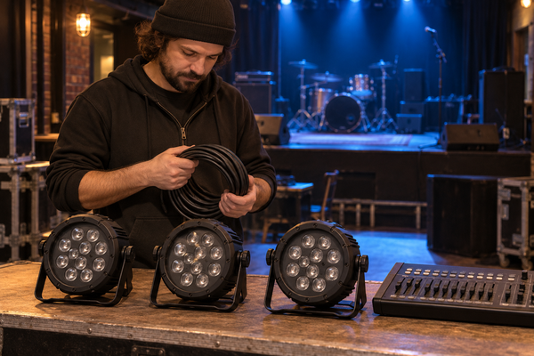How to Daisy-Chain DMX Lights and Troubleshoot the Line