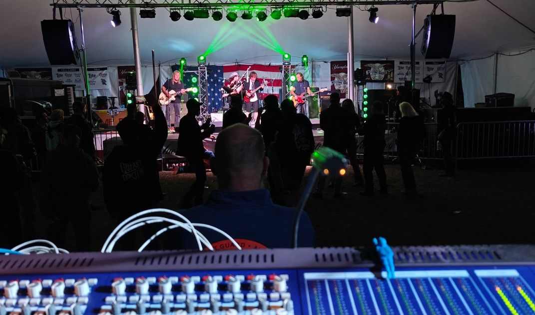 dmx controller for a live