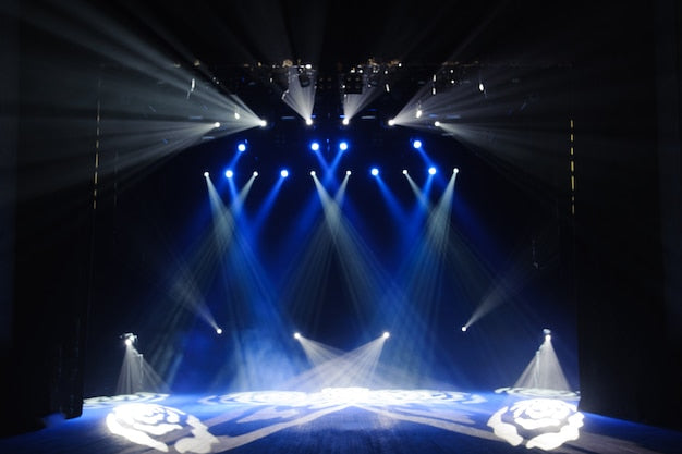 Gobos in stage lighting