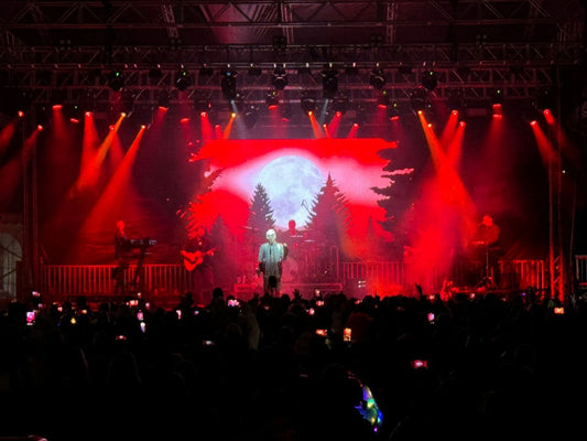 spooky stage lights with music