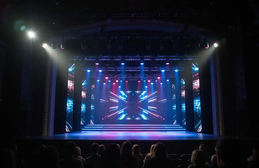 stage lighting design in a theater