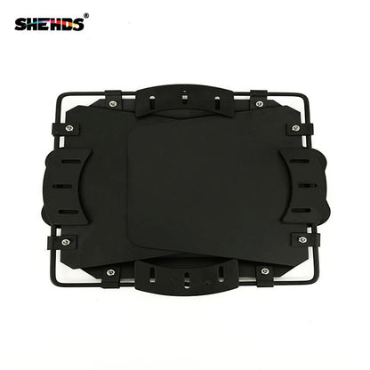 SHEHDS 2 unidades de portas de celeiro de ferro para luz LED COB Par