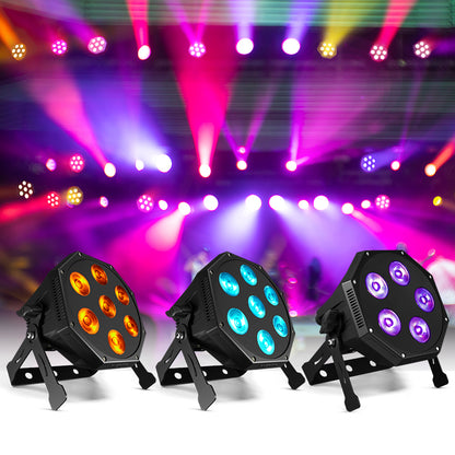 New Arrival LED GlamoPar Lighting Series 6in1 Color Mixing Intelligent Start stop Temperature Control For Wedding Concert