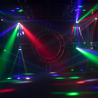 Мини-светодиодный луч 8x6W Spider Light RGBW Лазерное DJ-шоу с подвижной головкой для церковного театра