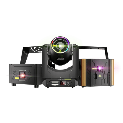 Constellaser APP Control 12W Laser Light series RGB Animation Scanner DMX512
