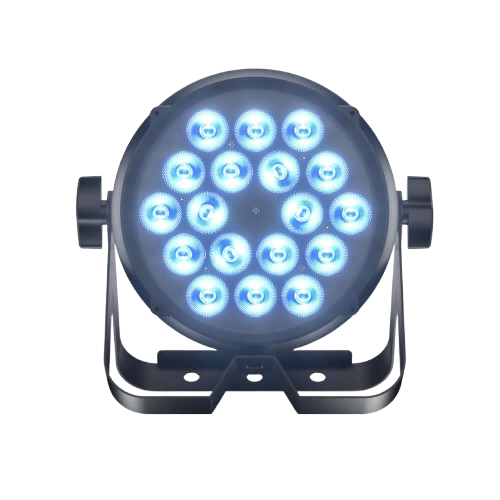 CORALPAR Waterproof 18x12W LED Flat Par Light RGBWA+UV Aluminum Alloy