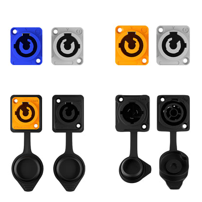 Waterproof Male Female Connectors and Standard Male Female Connectors for Stage Lighting