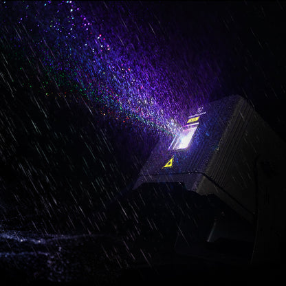 ConstelLaser impermeable 6W RGB animación luz láser recargable carcasa de una pieza pantallas táctiles