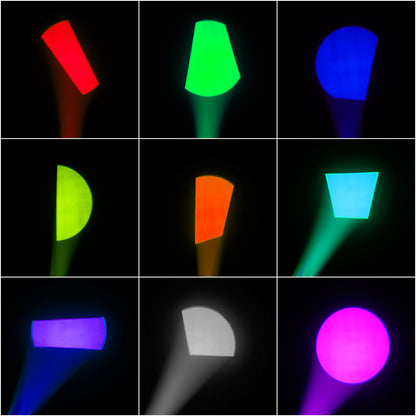 LED Fixed Focus LEKO 250W/350W Profile Spotlight - RGBWAUV/RGBLAC/RGBW/RGBL/Warm+Cool White | Four-leaf Manual Shutters