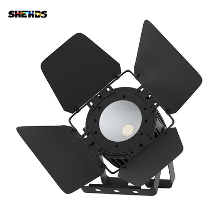 SHEHDS Nova Versão Liga de Alumínio LED 200W RGBACL 6 em 1 COB Light 2 anos de garantia Ajustável Sensibilidade de controle de voz para palco de performance