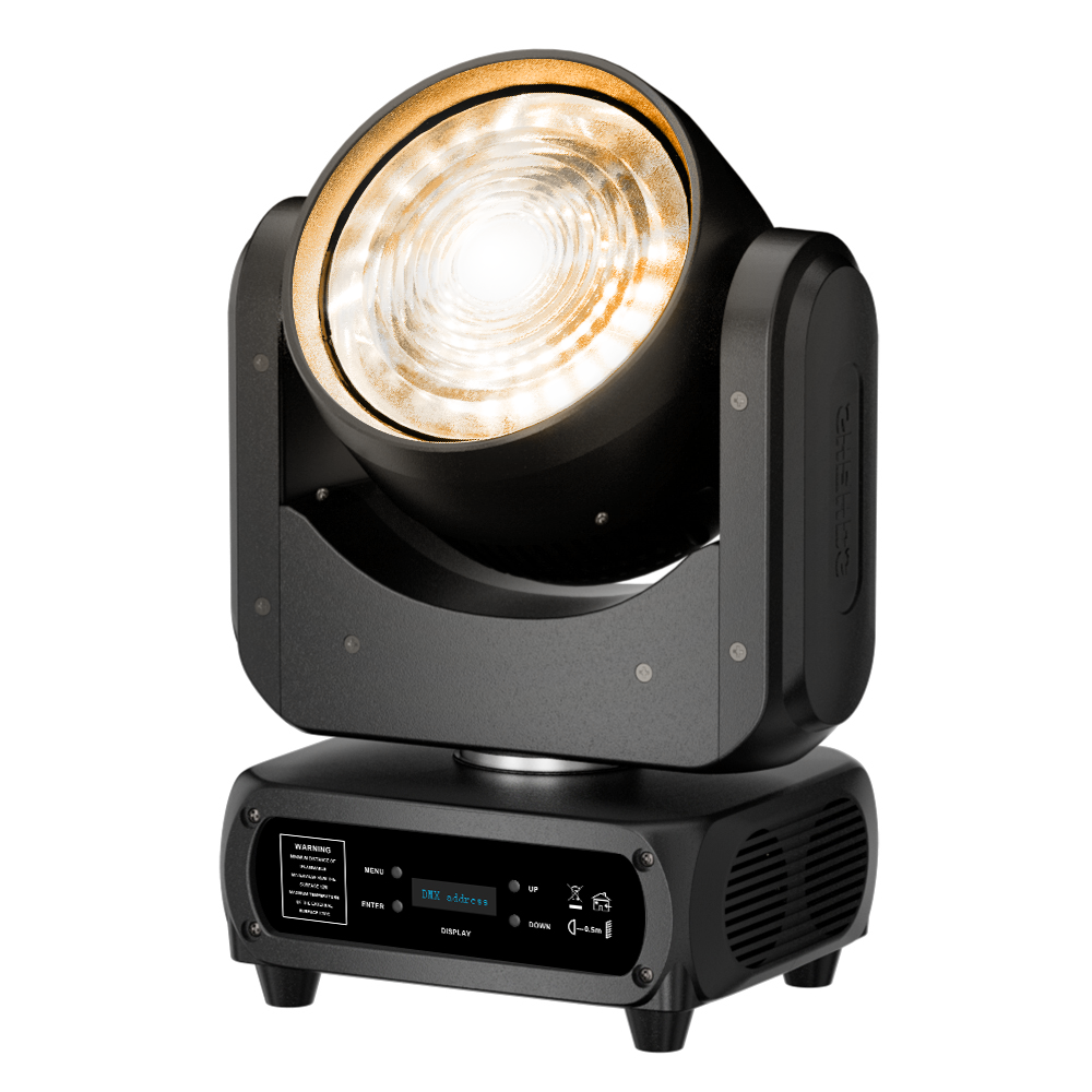 SHEHDS 120W RGBW LED Wash Bewegende kopverlichting – met CTO-filter en hoge kleurverzadiging