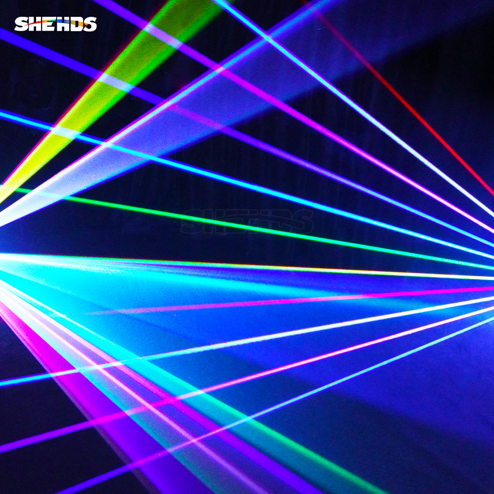 Constellaser 12W RGB Animação Laser de alta potência para casamento DJ Club Theatre Performance Stage