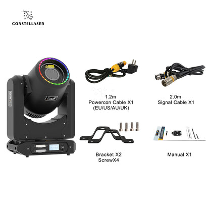 Constellaser 12W Moving Head Laser Light With Ring Effect For bar Concerts Walking Street