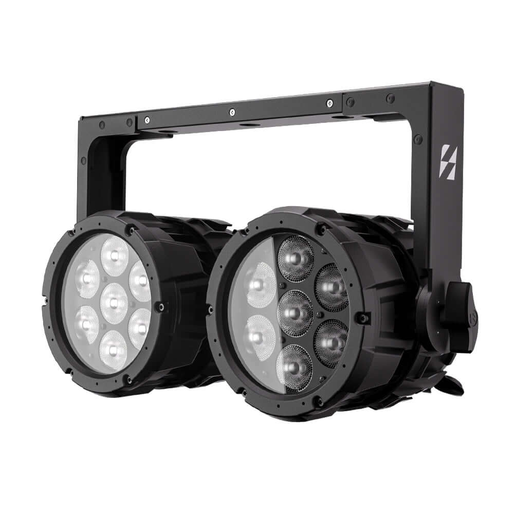 SHEHDS Waterproof 7x18W Linkable LED Par Light APP Control RGBWA+UV / RGBLAC Stage Light