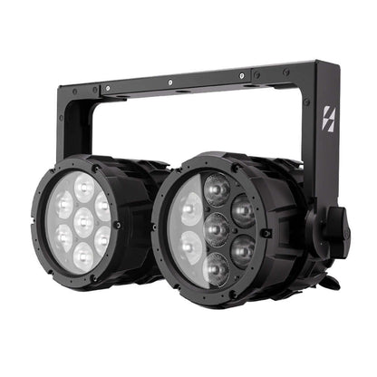 SHEHDS Waterproof 7x18W Linkable LED Par Light APP Control RGBWA+UV / RGBLAC Stage Light