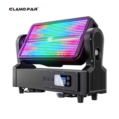GLAMOPAR Waterproof LED 1000W RGB Strobe Moving  Head Lighting