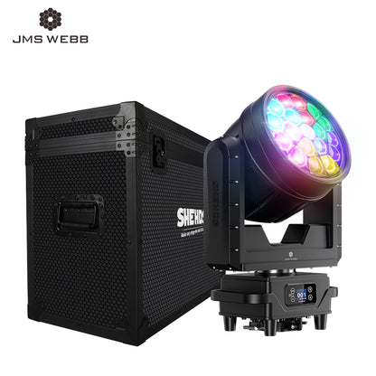 SHEHDS 19x40W Waterproof LED Zoom Beam Wash Light with RGBW Outdoor For Concert Performance Festival Theater JMS WEBB