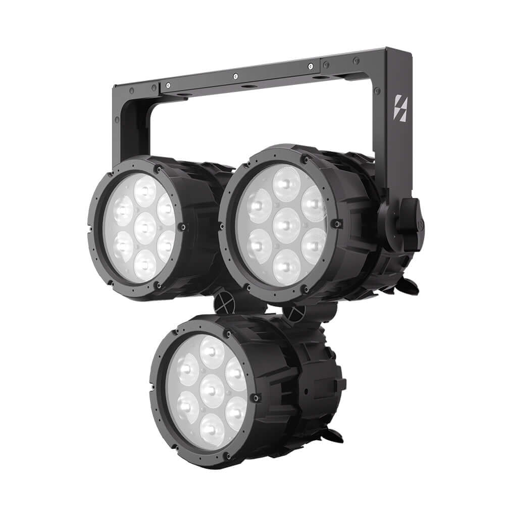 SHEHDS Waterproof 7x18W Linkable LED Par Light APP Control RGBWA+UV / RGBLAC Stage Light