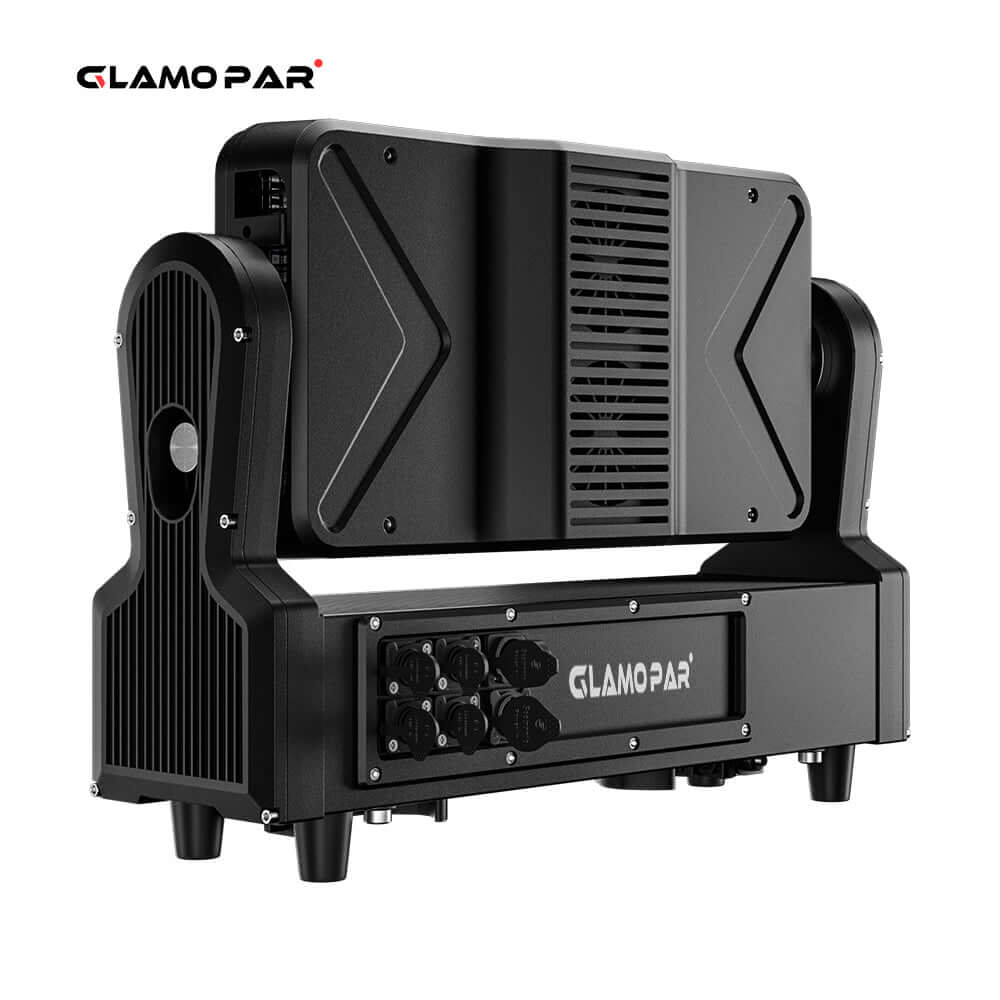 GLAMOPAR Waterproof LED 1000W RGB Strobe Moving  Head Lighting