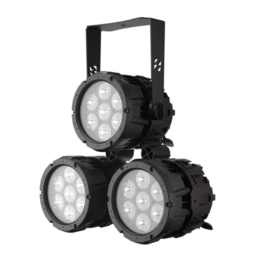 SHEHDS Waterproof 7x18W Linkable LED Par Light APP Control RGBWA+UV / RGBLAC Stage Light