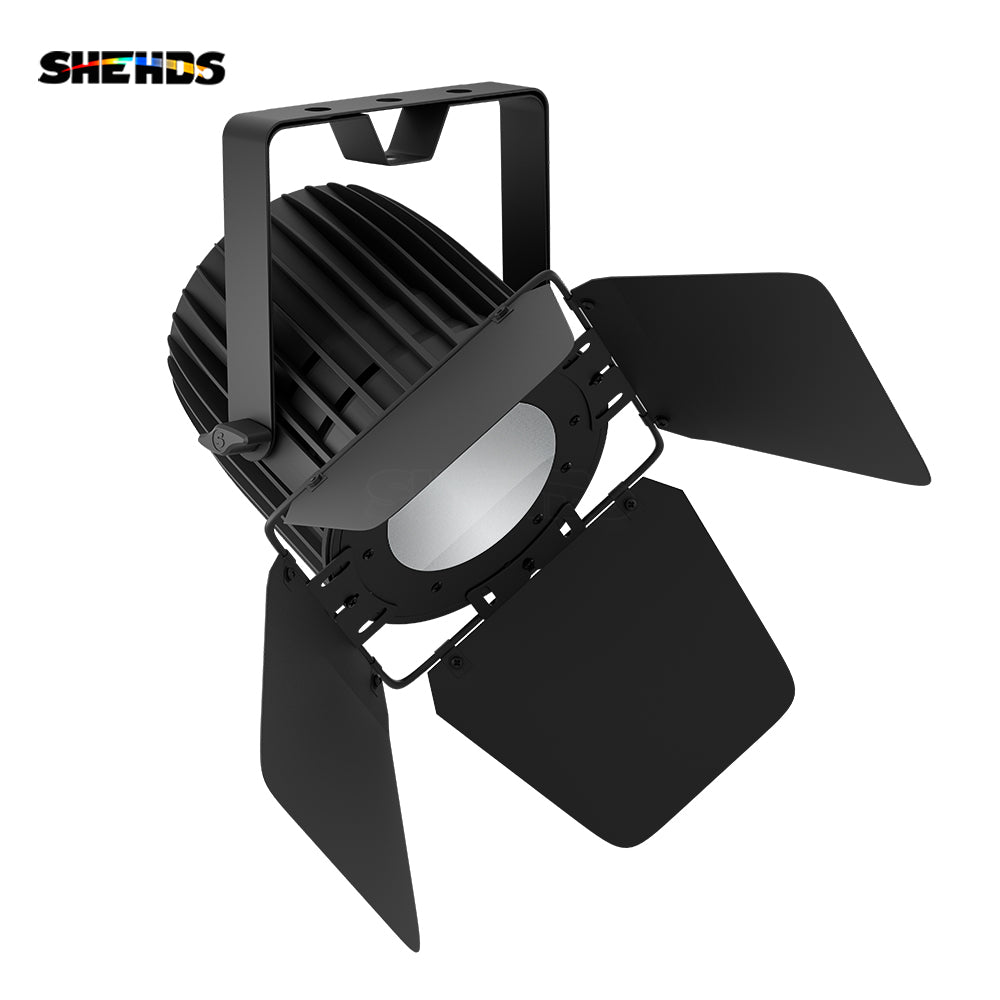 SHEHDS LED 200W RGBWA UV 6 en 1 COB Control de temperatura de luz Control de voz sensible 