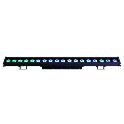 SHEHDS Waterproof LED 18x10W RGBWAUV / RGBLAC Wash Wall Light Zero Noise Outdoor