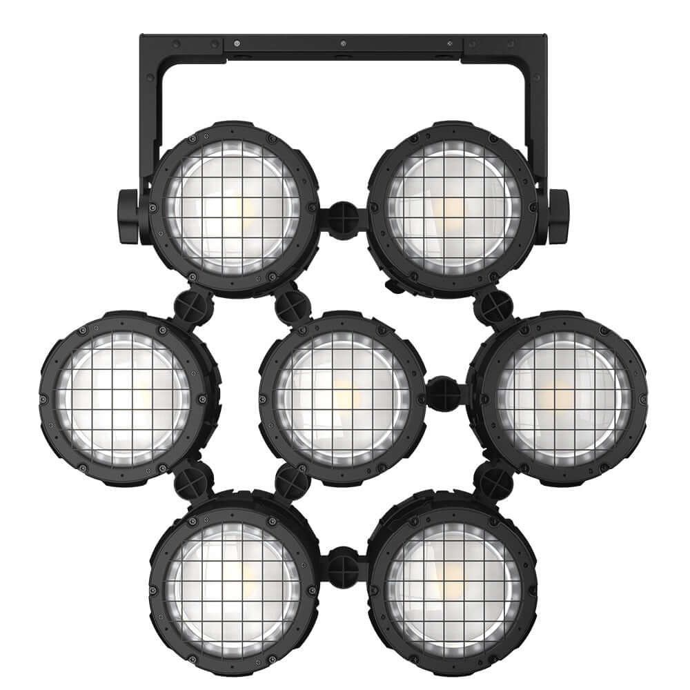 SHEHDS Waterproof 150W RGBLAC COB Linkable Par Light with App Control