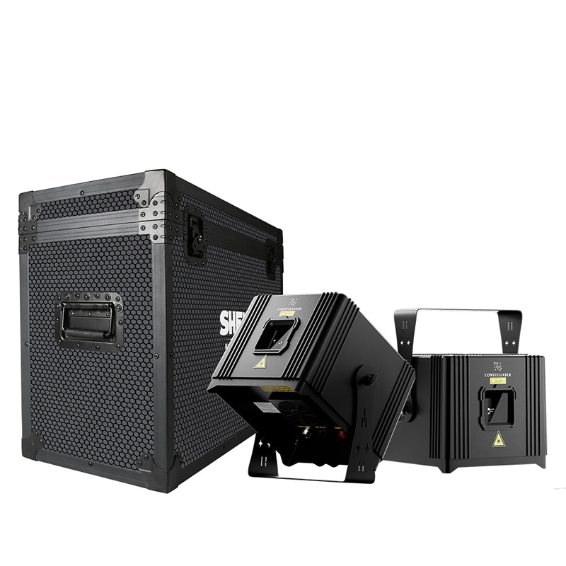 ConstelLaser impermeable 6W RGB animación luz láser recargable carcasa de una pieza pantallas táctiles