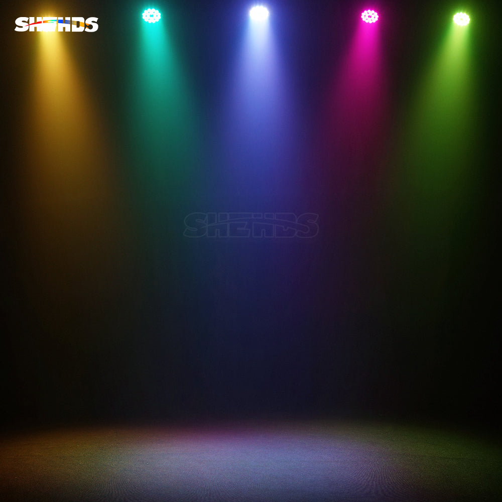 SHEHDS nouvelle Version grand LED en alliage d'aluminium 18x18 W RGBWA + UV 6In1 PAR lumière haute puissance même mélange de couleurs pour projecteur DJ