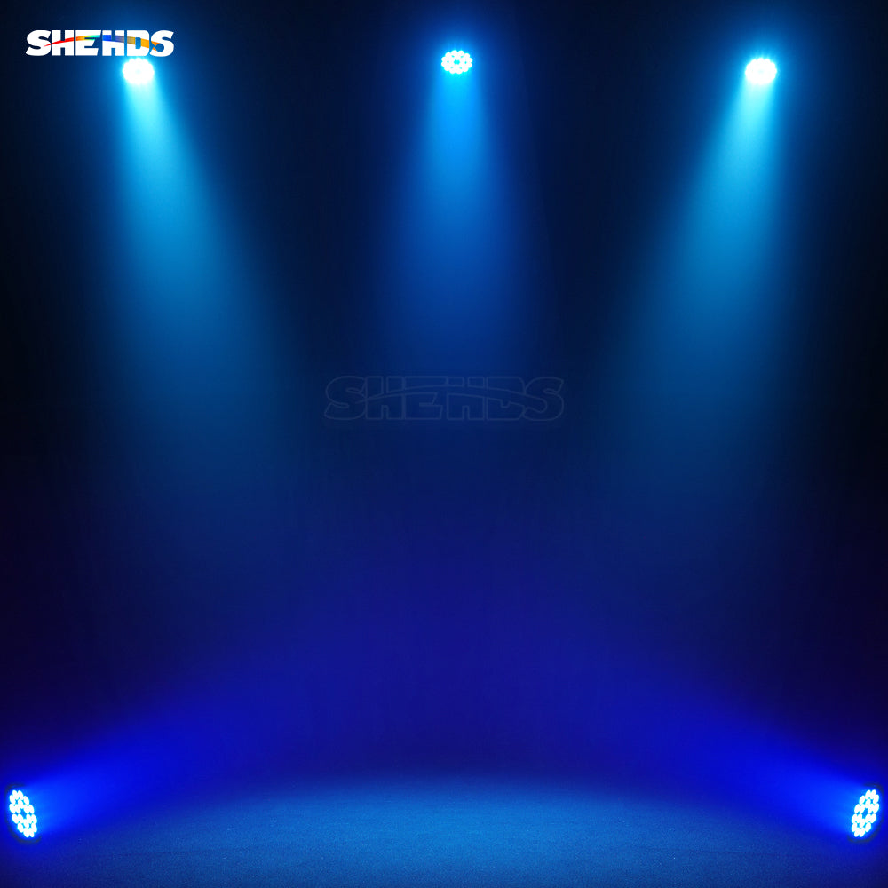 SHEHDS новая версия, большой светодиодный светильник из алюминиевого сплава 18x18 Вт RGBWA + УФ 6в1 PAR, высокая мощность, равномерное смешивание цветов для DJ-проектора