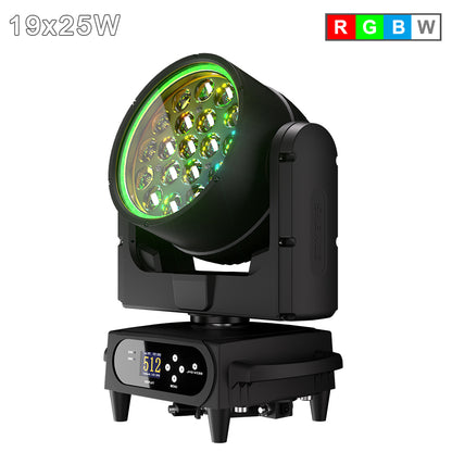 SHEHDS APP Control IP66 19 x Series LED Pixel Zoom Wash Moving Head Light
