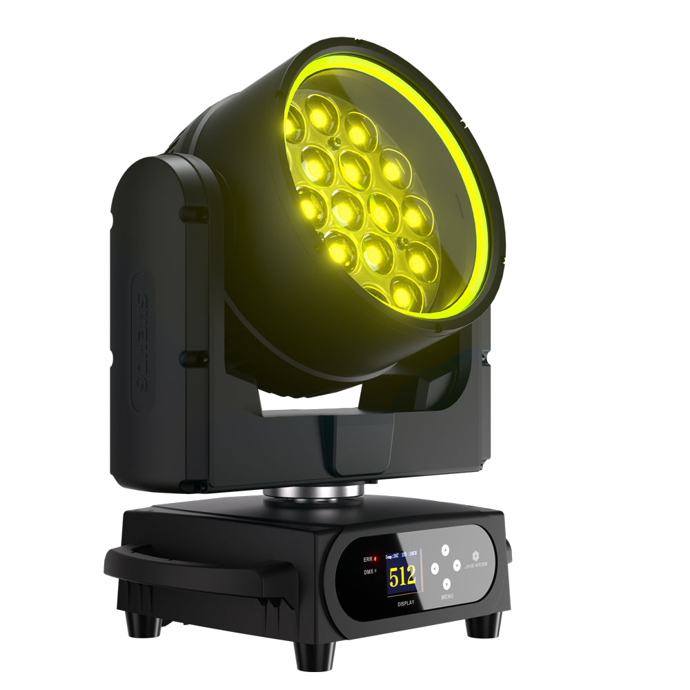 Upgrade SHEHDS Waterproof LED Moving Head Light 19x15W / 20W / 25W Beam Wash Zoom IP65 Stage Lighting